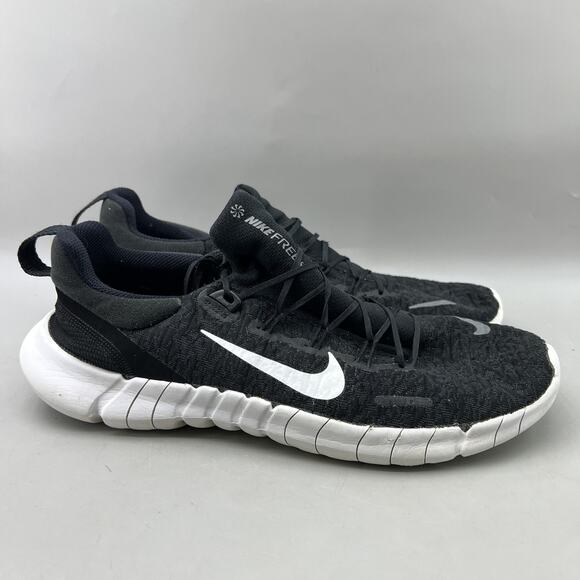 Nike Other - Nike Free Run 5.0 Running Shoes Men Size 12 Black Mesh Comfort Low Sneakers